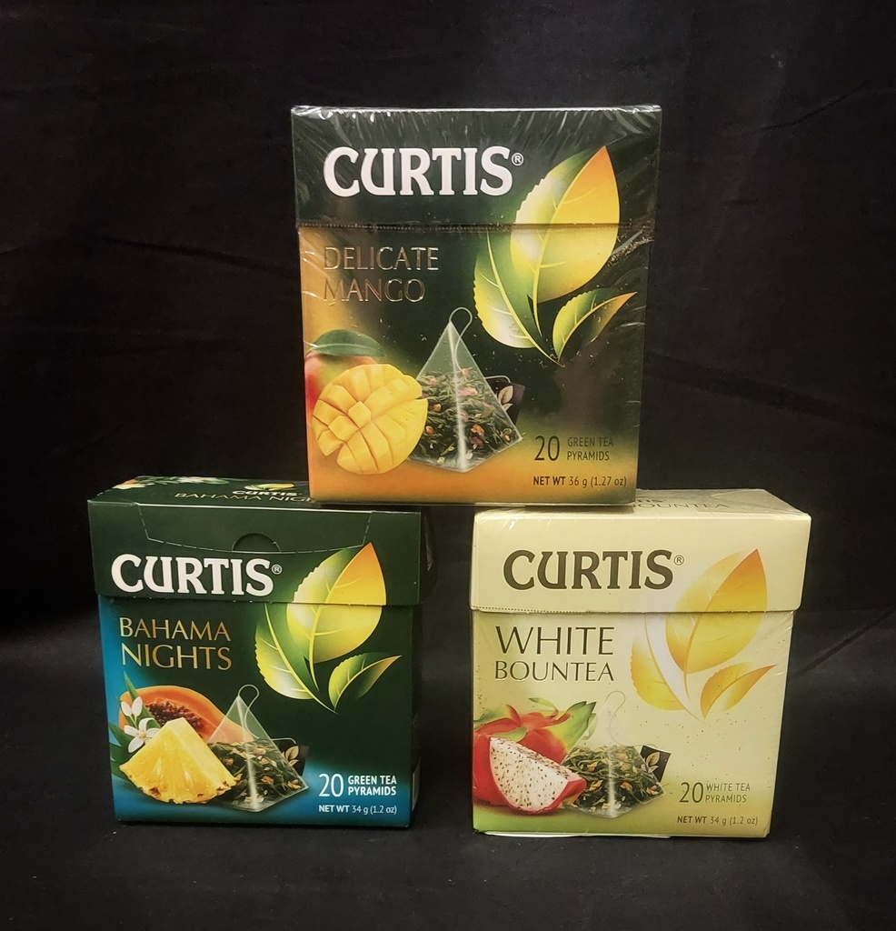 503 - Různé druhy Curtis čaje v pyramidce