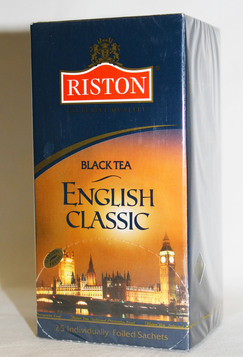 RISTON, černý sáčkový čaj, 60 Kč