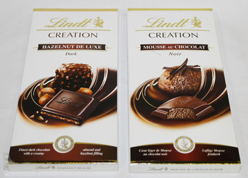 607. Čokoláda LINDT CREATION, 150g, 80 Kč