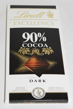 610. Čokoláda LINDT, 90% kakaa, 100g